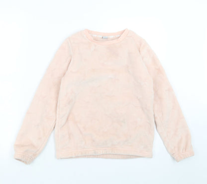 Primark Girls Pink Geometric  Top Pyjama Top Size 11-12 Years  - Star Pattern