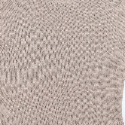 Fairway & Greene Womens Beige  Knit Pullover Jumper Size 16