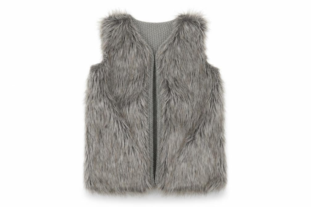 Womens UK Size S Primark Grey Gilet