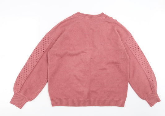 Womens UK Size 14 Principles Pink Pullover Jumper