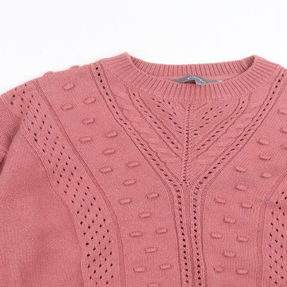 Womens UK Size 14 Principles Pink Pullover Jumper