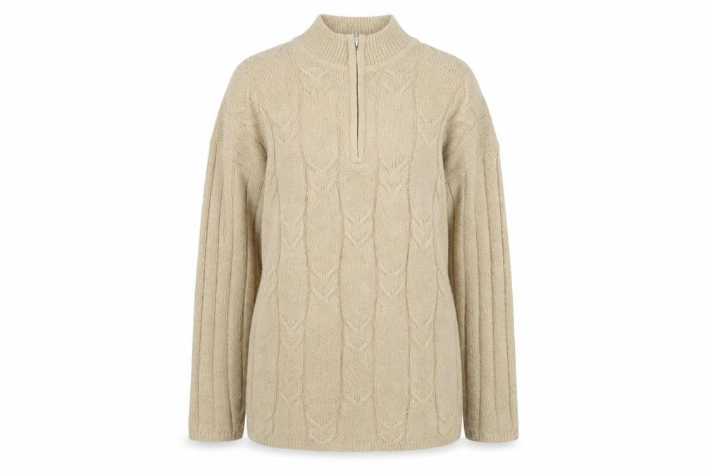 Womens UK Size XL FABRIZIO Beige Pullover Jumper