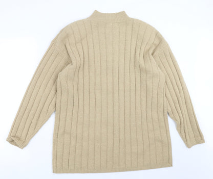 Womens UK Size XL FABRIZIO Beige Pullover Jumper