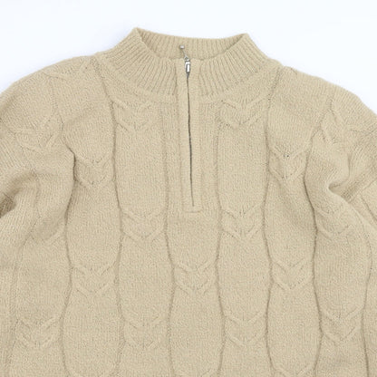 Womens UK Size XL FABRIZIO Beige Pullover Jumper