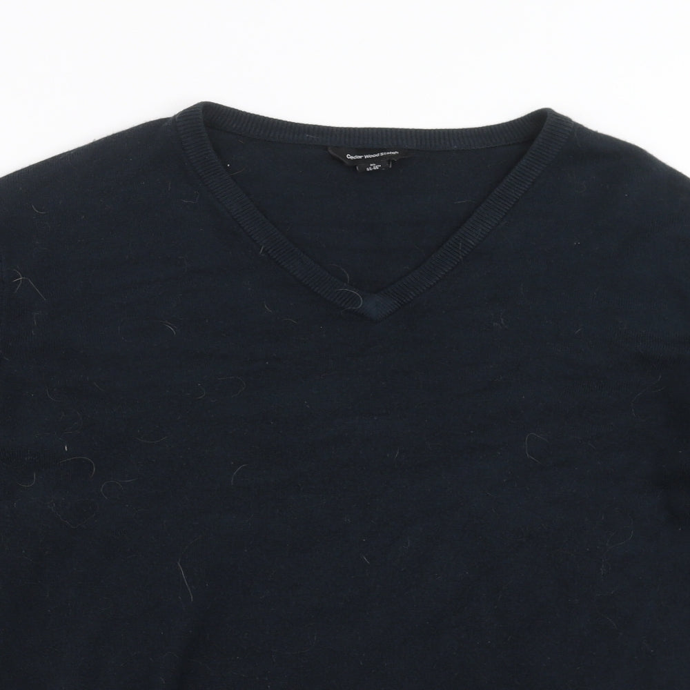 Cedar Wood State Mens Blue  Knit Pullover Jumper Size XL