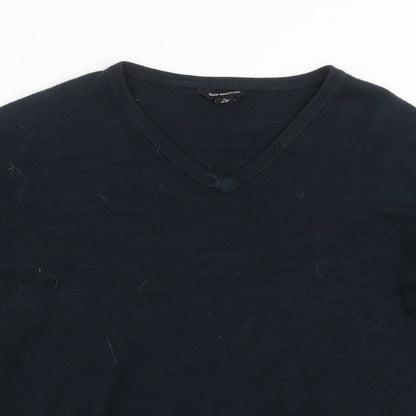 Cedar Wood State Mens Blue  Knit Pullover Jumper Size XL