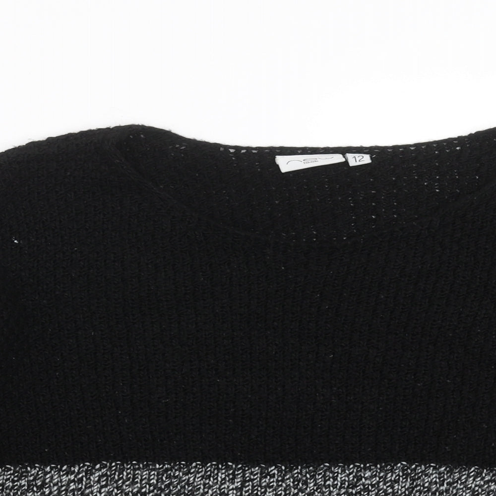 Womens UK Size 12 New Look Black Pullover Jumper