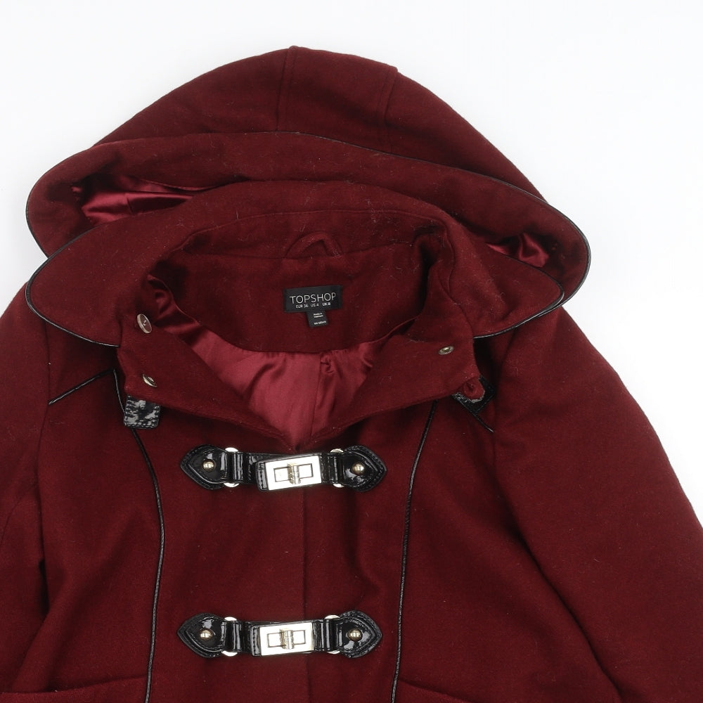 Womens UK Size 8 Topshop Red Jacket