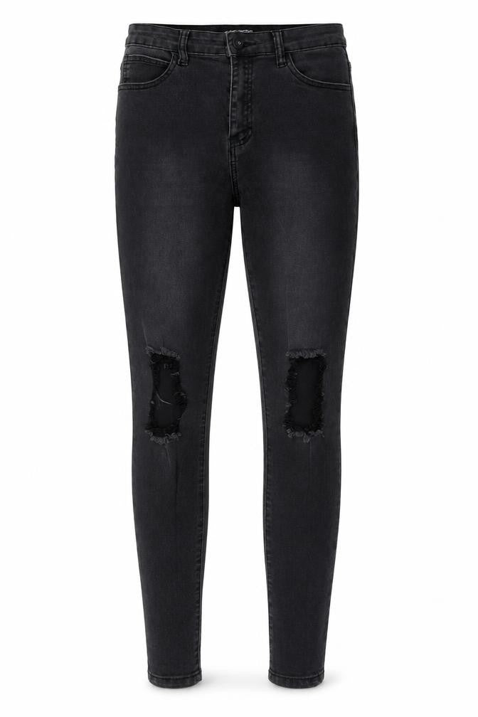 Womens UK Size 10 momokrom Extra-Slim Fit Skinny Grey Jeans