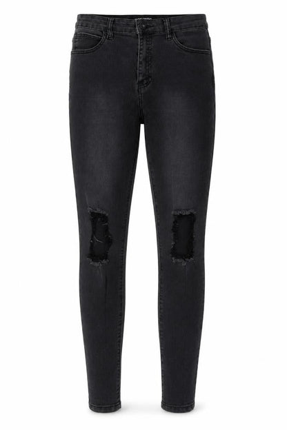 Womens UK Size 10 momokrom Extra-Slim Fit Skinny Grey Jeans