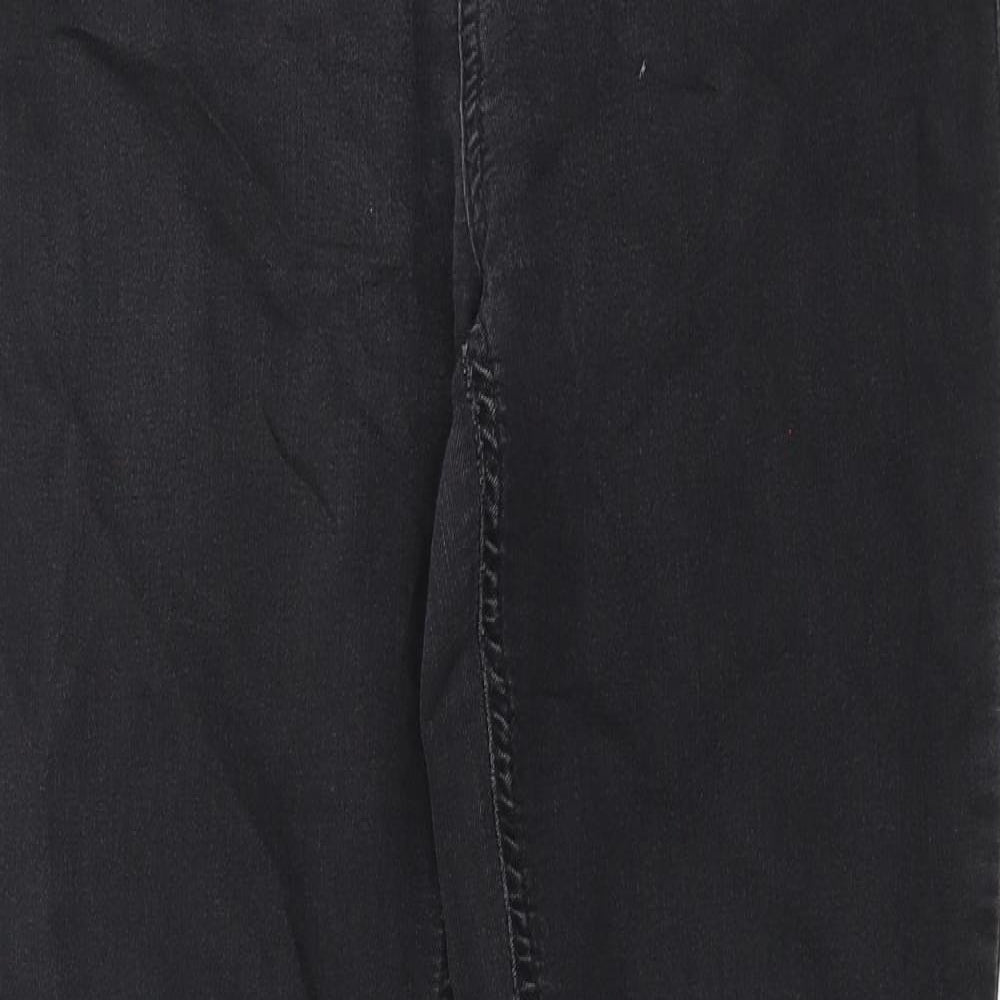 New Look Womens Grey  Denim Skinny Jeans Size 14 L29 in