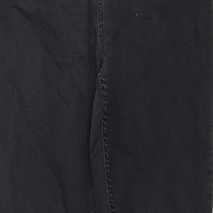 New Look Womens Grey  Denim Skinny Jeans Size 14 L29 in