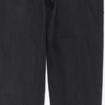 New Look Womens Grey  Denim Skinny Jeans Size 14 L29 in