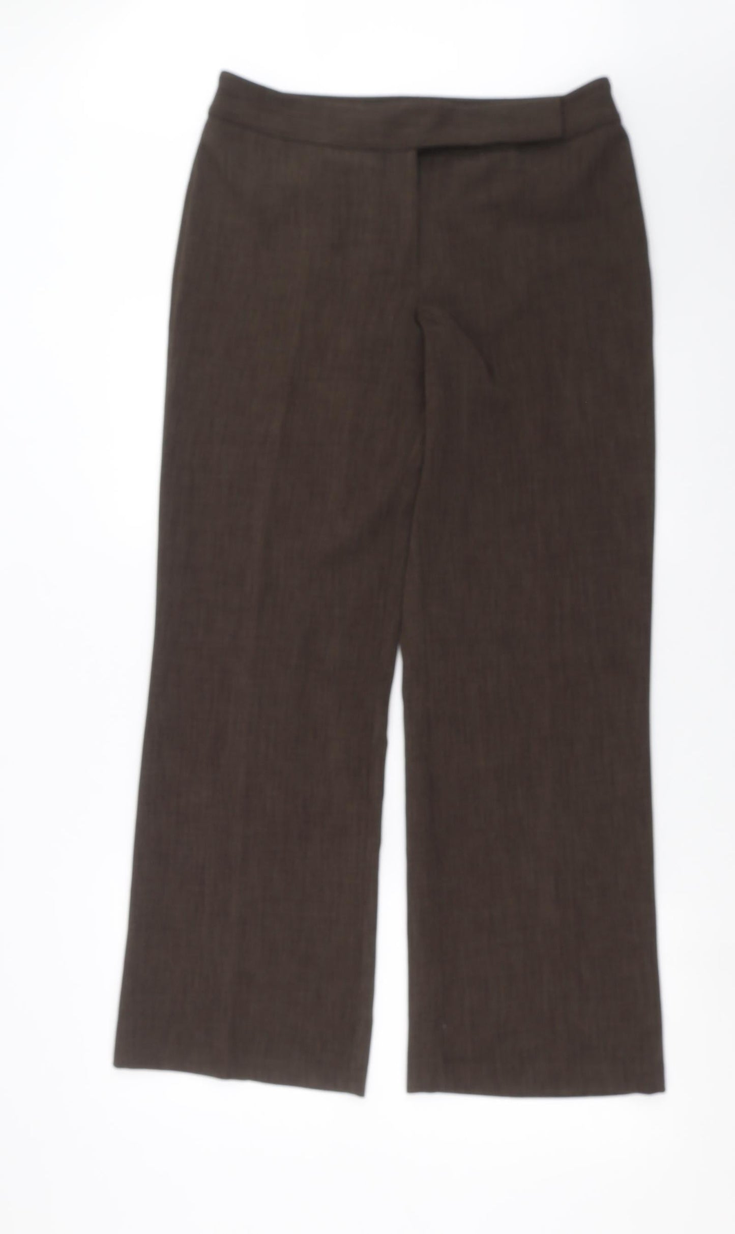 Womens UK Size 12 Papaya Regular Fit  Green Trousers