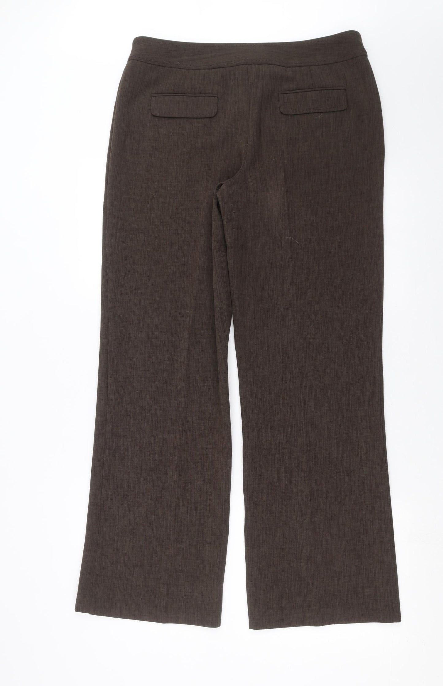 Womens UK Size 12 Papaya Regular Fit  Green Trousers