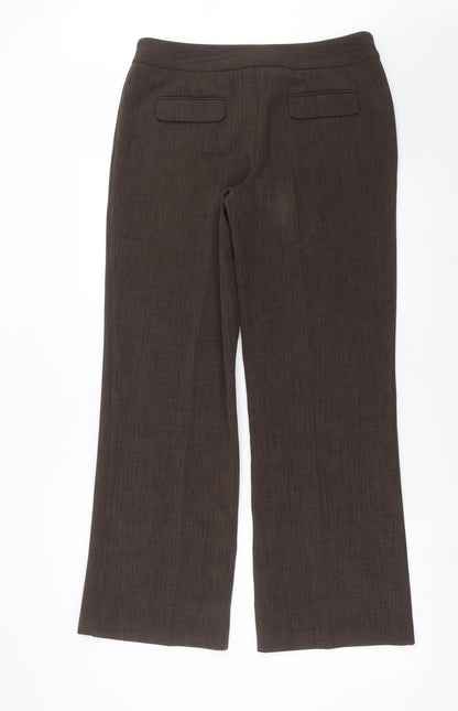 Womens UK Size 12 Papaya Regular Fit  Green Trousers