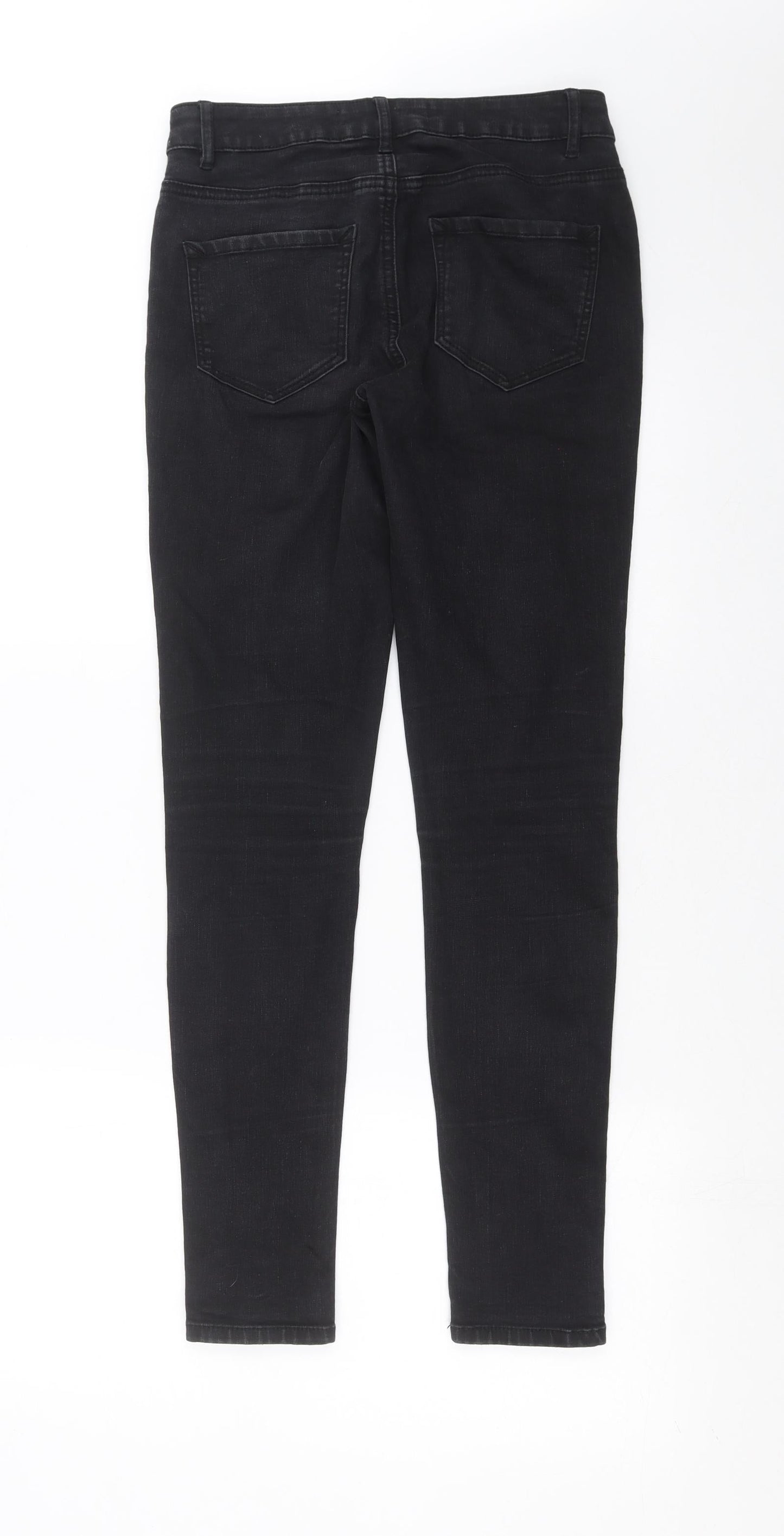 George Womens Black  Denim Skinny Jeans Size 8 L29 in