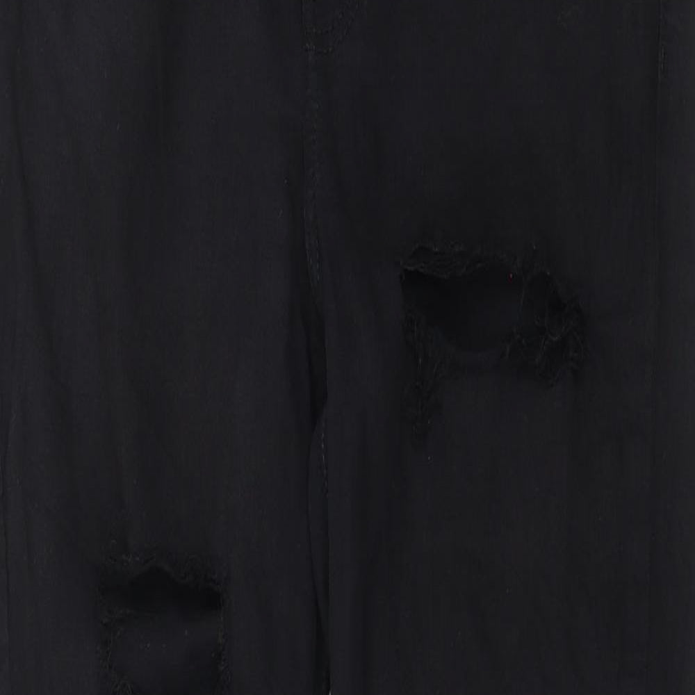 Topshop Womens Black  Denim Skinny Jeans Size 30 in L27 in