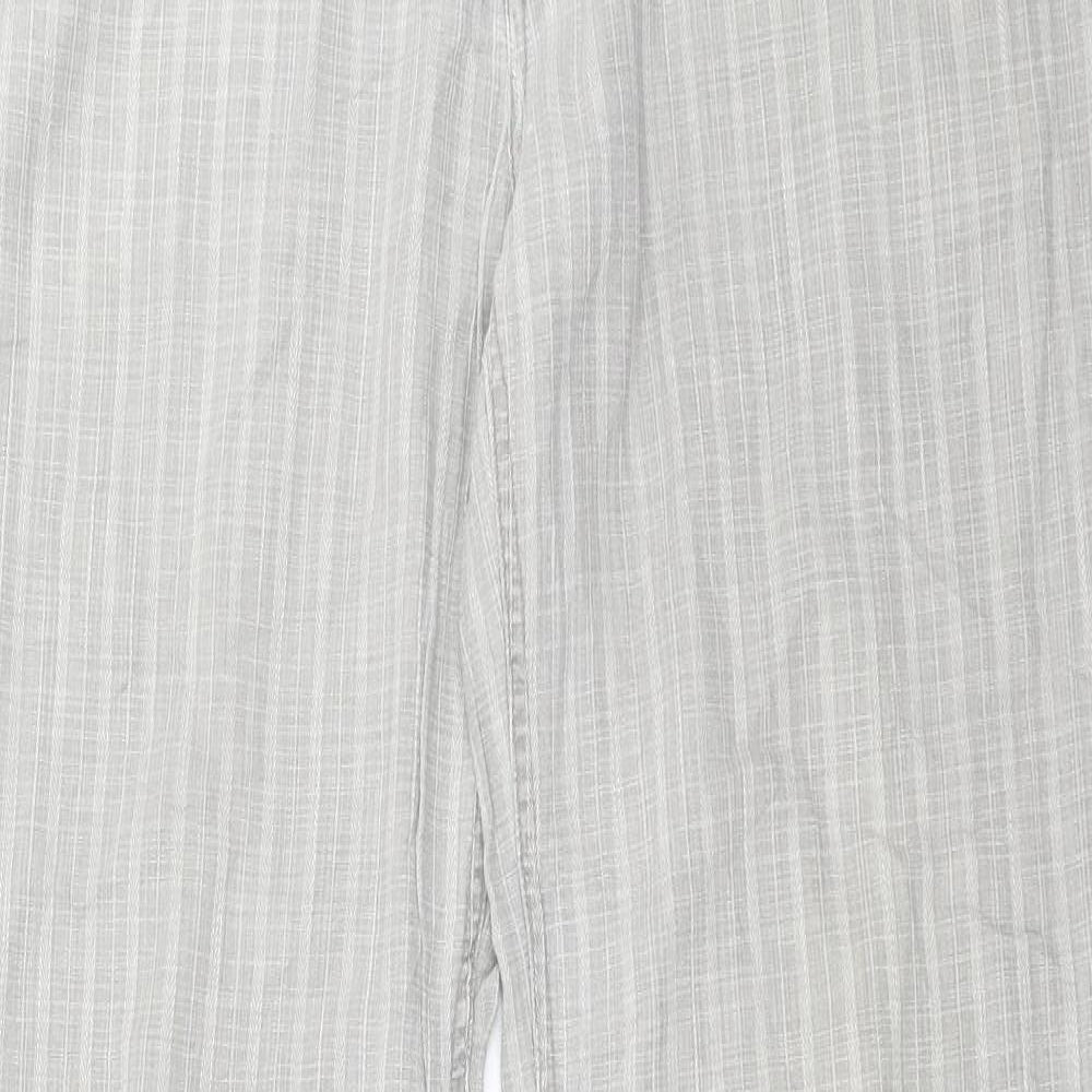 Womens UK Size 34 in Preworn Regular Fit  Grey Trousers