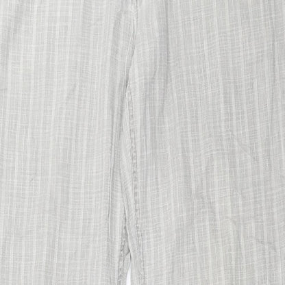 Womens UK Size 34 in Preworn Regular Fit  Grey Trousers
