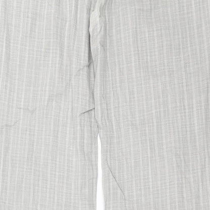 Womens UK Size 34 in Preworn Regular Fit  Grey Trousers