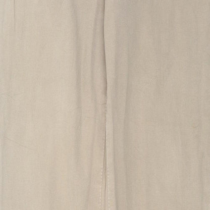 Womens UK Size 8 Preworn Regular Fit  Beige Trousers