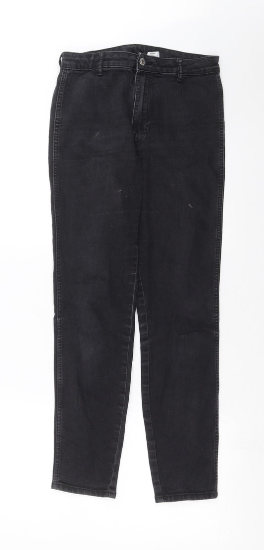 Womens UK Size 6 H&M Extra-Slim Fit Skinny Grey Jeans
