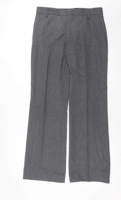 Womens UK Size 32 in Preworn Regular Fit  Grey Trousers