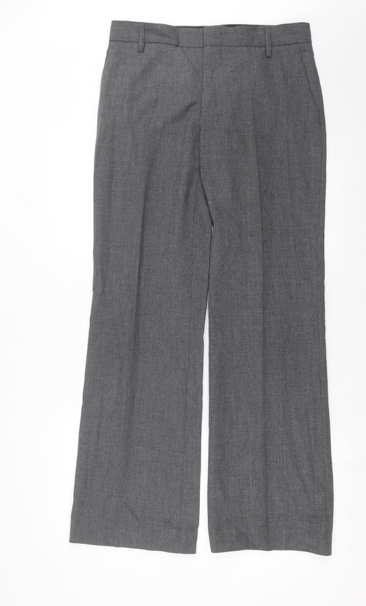 Womens UK Size 32 in Preworn Regular Fit  Grey Trousers