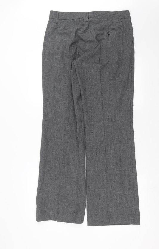 Womens UK Size 32 in Preworn Regular Fit  Grey Trousers