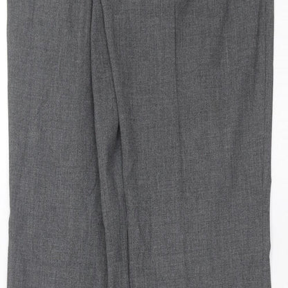 Womens UK Size 32 in Preworn Regular Fit  Grey Trousers