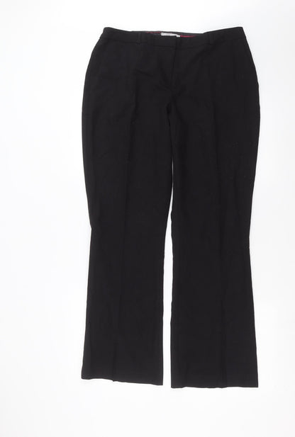 Nutmeg Womens Black   Trousers  Size 14 L30 in