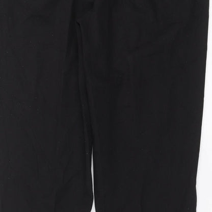 Nutmeg Womens Black   Trousers  Size 14 L30 in