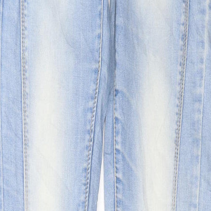 Womens UK Size S Preworn Extra-Slim Fit Skinny Blue Jeans