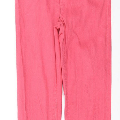 Vertbaudet Girls Pink  Denim Skinny Jeans Size 12 Years