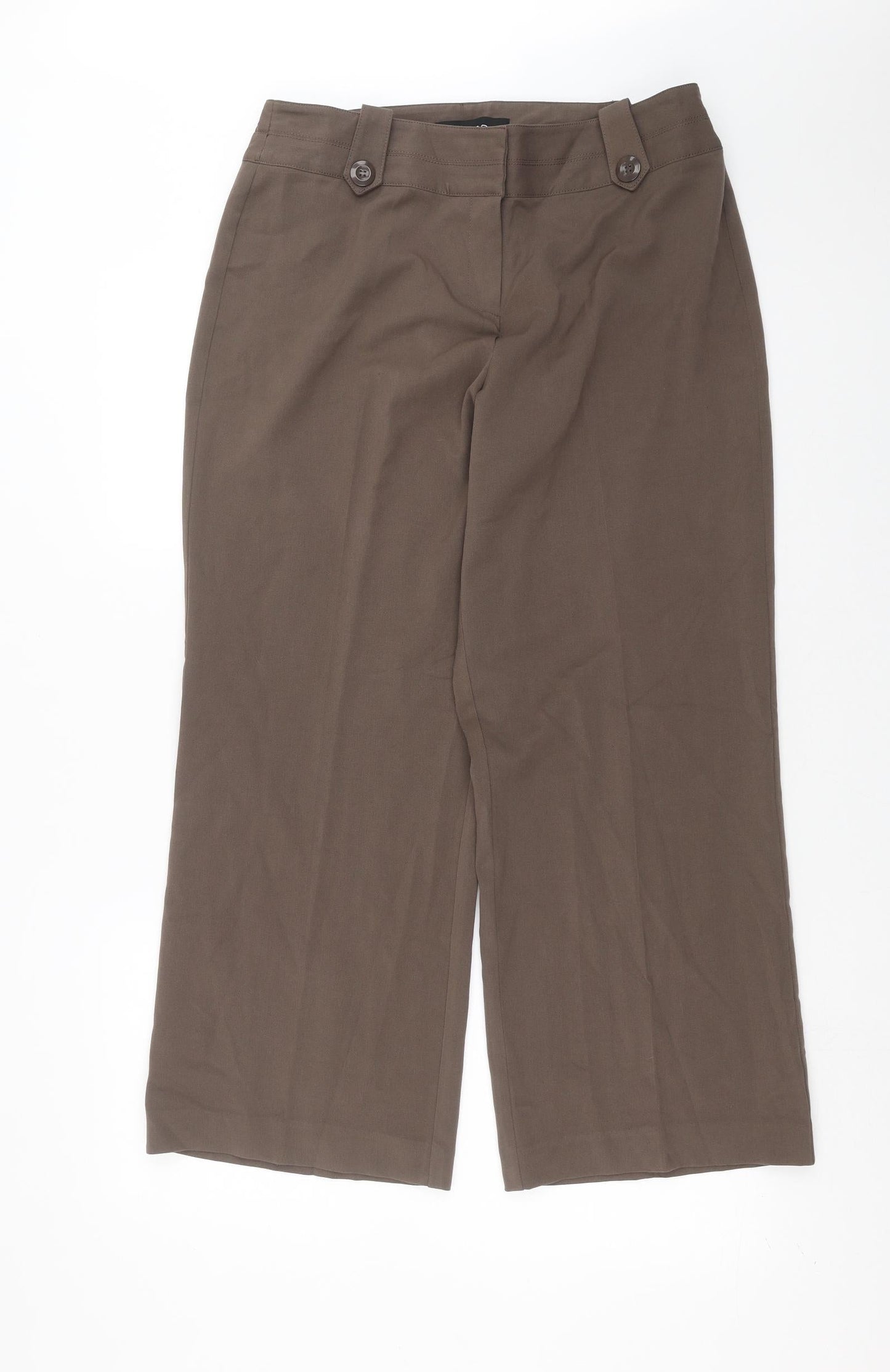 Womens UK Size 14 Wardrobe Regular Fit  Brown Trousers