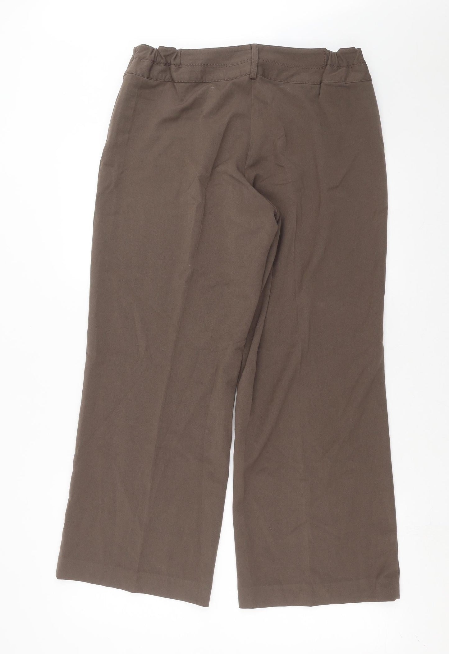 Womens UK Size 14 Wardrobe Regular Fit  Brown Trousers