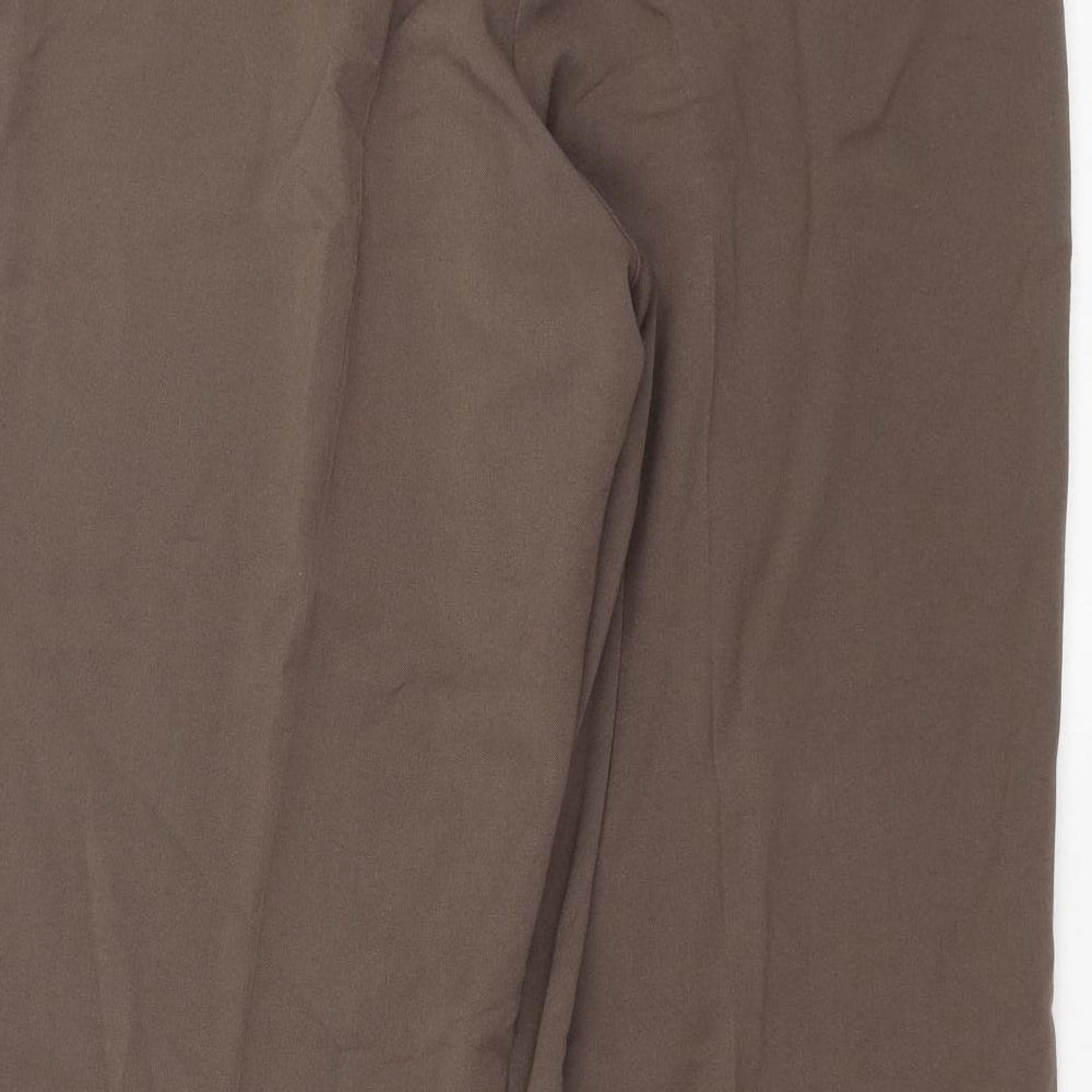 Womens UK Size 14 Wardrobe Regular Fit  Brown Trousers