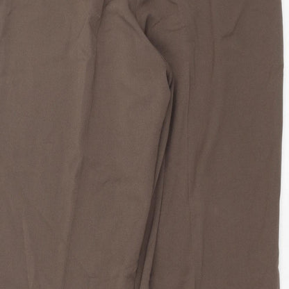 Womens UK Size 14 Wardrobe Regular Fit  Brown Trousers