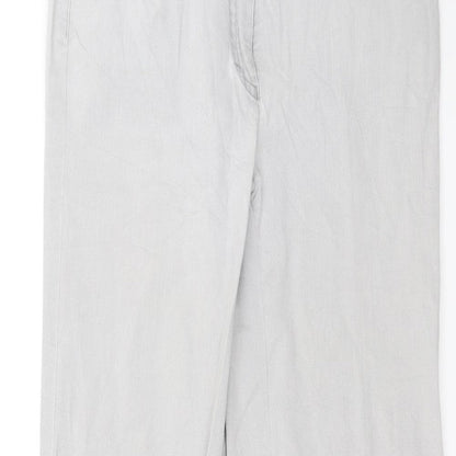 Christian Berg Womens Grey  Denim Straight Jeans Size 12 L28 in
