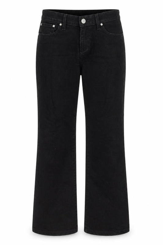 Womens UK Size 32 in BIG STAR Regular Fit Straight Black Jeans