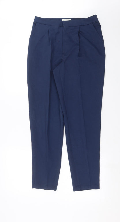 TOVA Womens Blue Geometric  Trousers  Size 10 L28 in