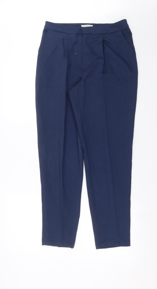 TOVA Womens Blue Geometric  Trousers  Size 10 L28 in