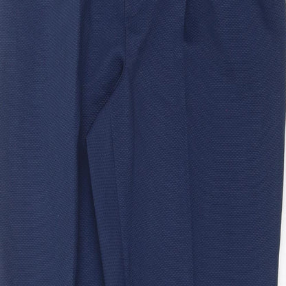 TOVA Womens Blue Geometric  Trousers  Size 10 L28 in