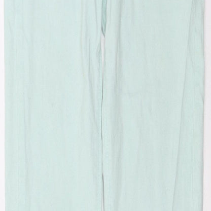 Zara Womens Green  Denim Skinny Jeans Size 8 L31 in