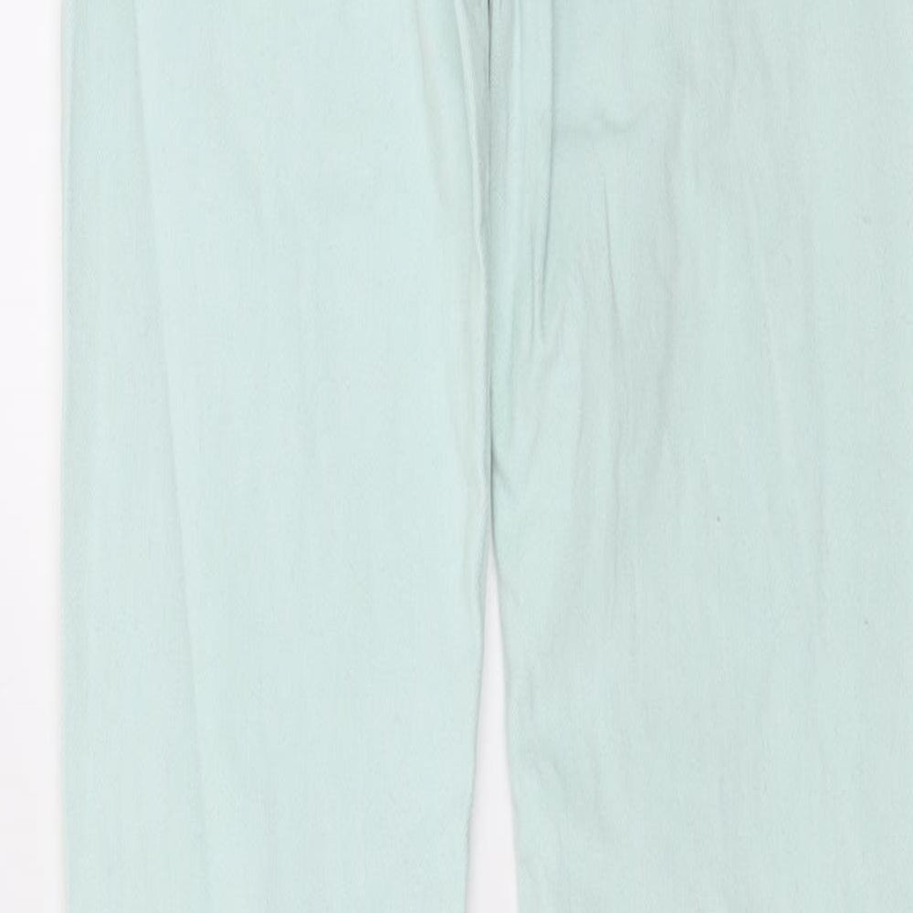 Zara Womens Green  Denim Skinny Jeans Size 8 L31 in