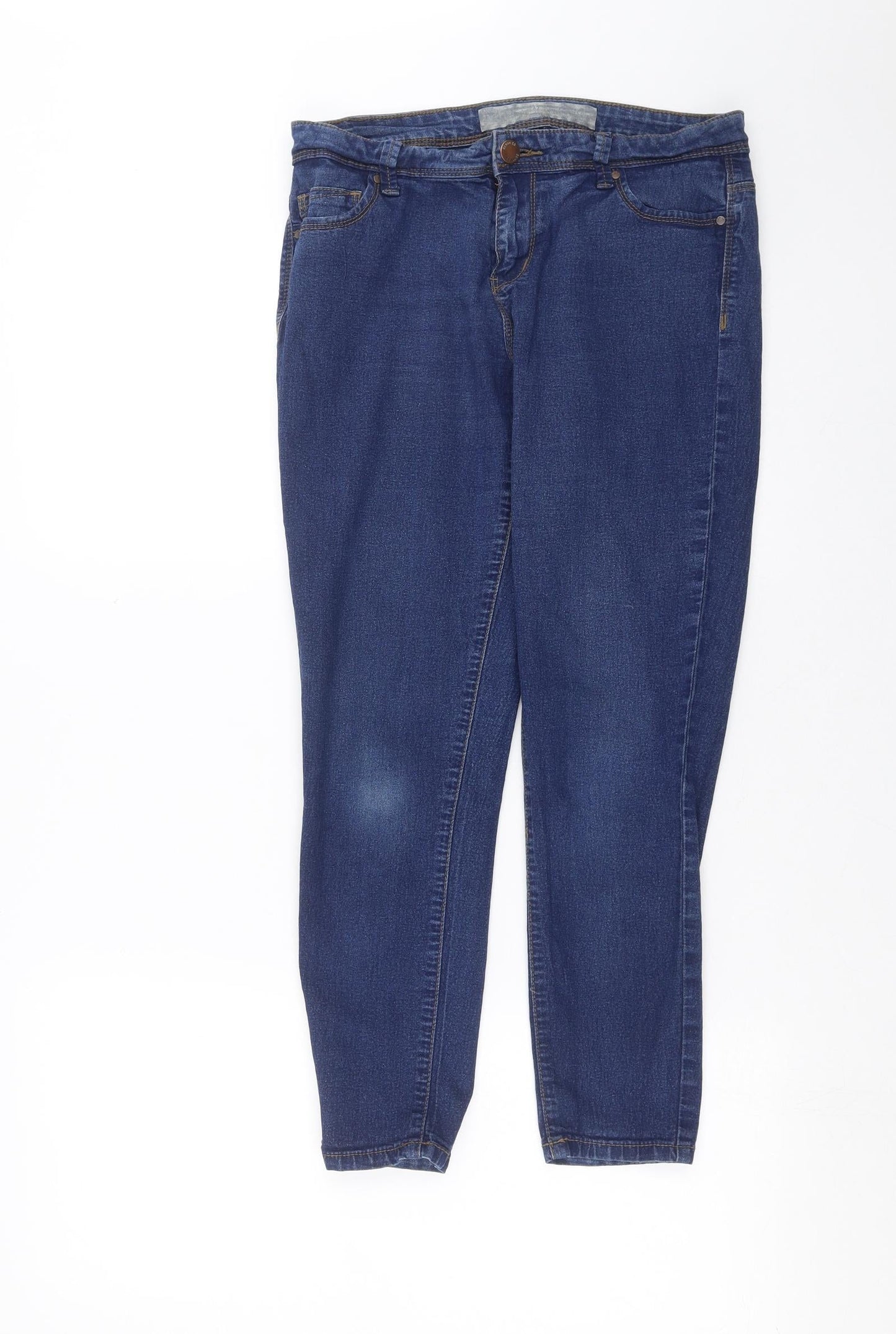 Primark Womens Blue  Denim Skinny Jeans Size 30 in L24 in