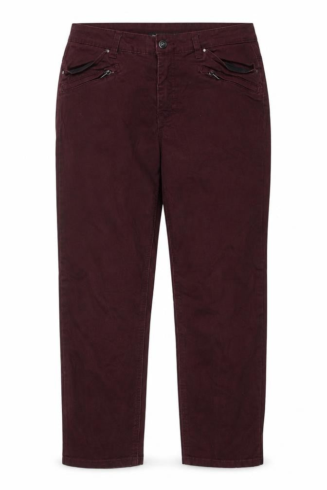 Womens UK Size 14 Marc Lauge Regular Fit Straight Purple Jeans