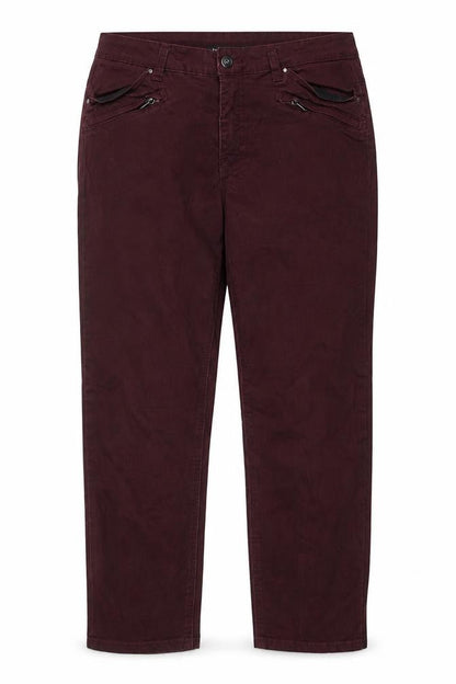 Womens UK Size 14 Marc Lauge Regular Fit Straight Purple Jeans