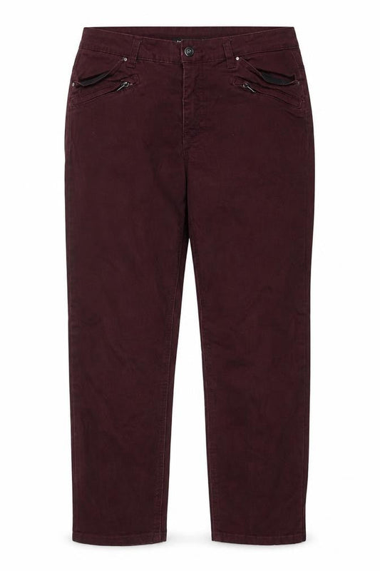 Womens UK Size 14 Marc Lauge Regular Fit Straight Purple Jeans